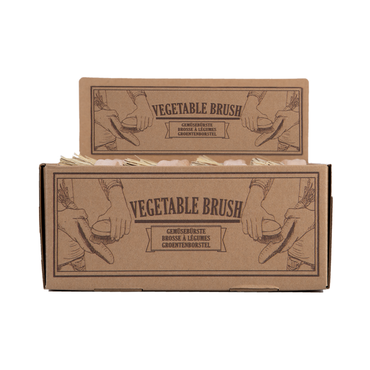 Esschert Design Groenteborstel