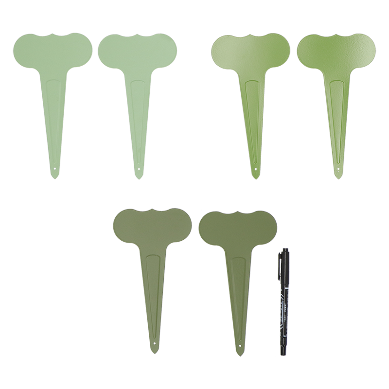 Esschert Design Groentinten Plantenstekers Set/6