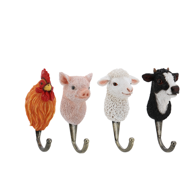 esschert design Haak boederijdierkop