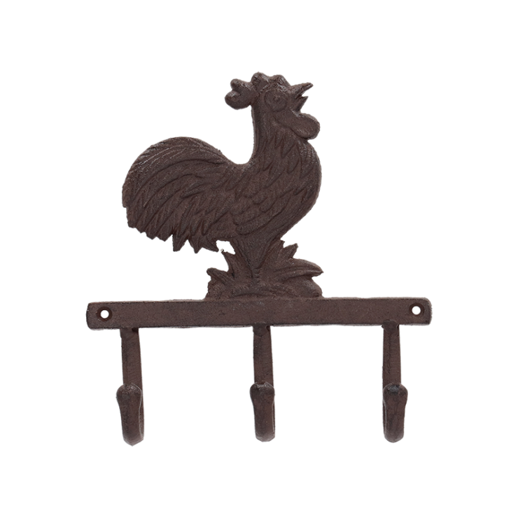 Esschert Design Haak Drievoudig Haan