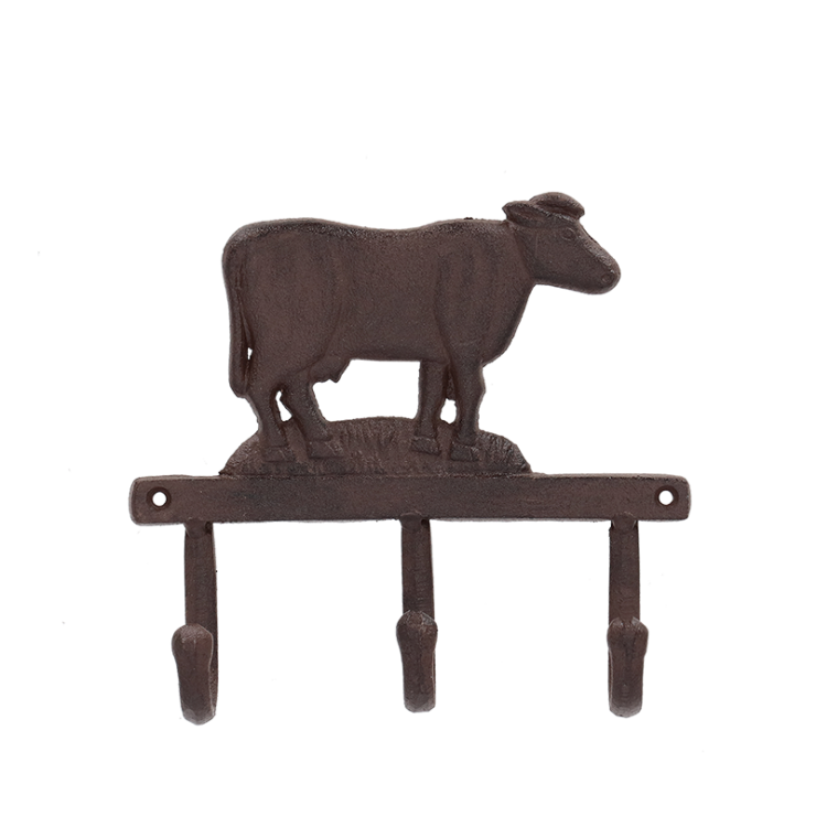 esschert design Haak drievoudig koe