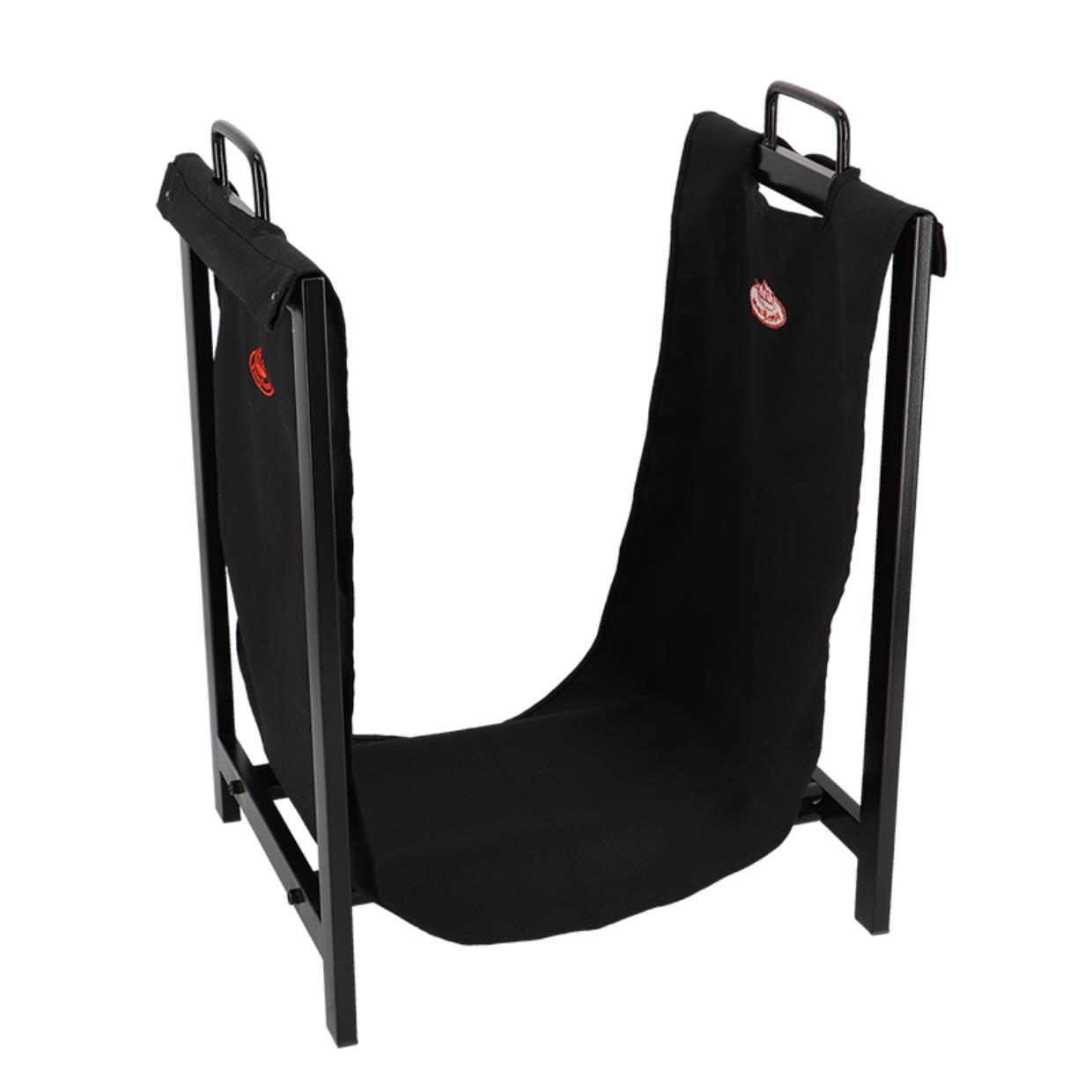 Esschert Design Haardbloktas Zwart Met Houder