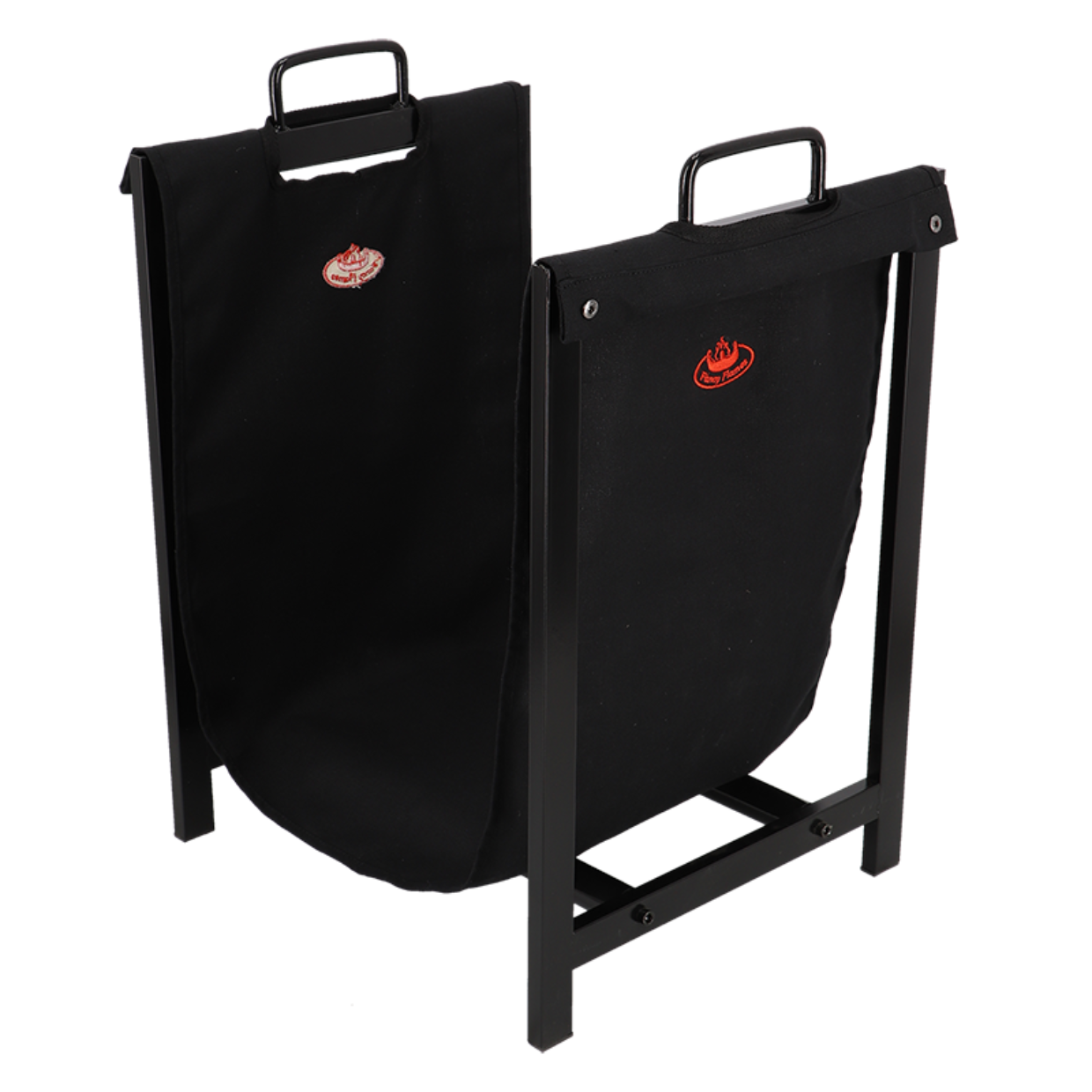 Esschert Design Haardbloktas Zwart Met Houder