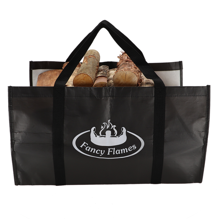 esschert design Haardbloktas zwart RPET