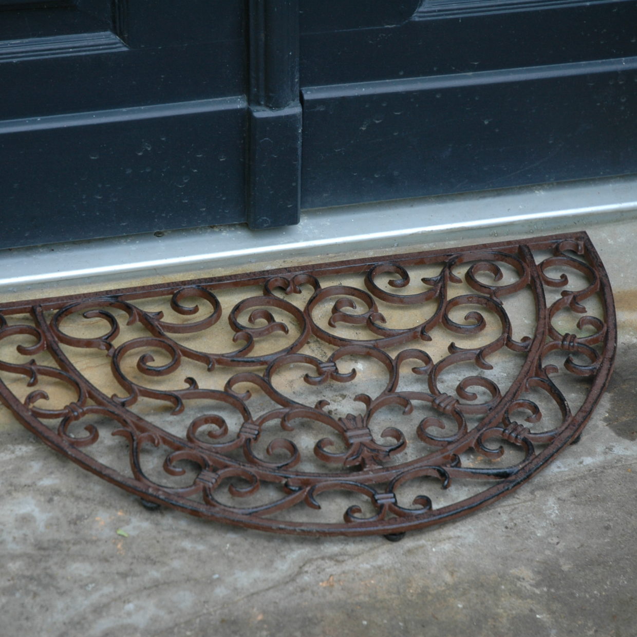 Esschert Design Halfronde Gietijzeren Deurmat