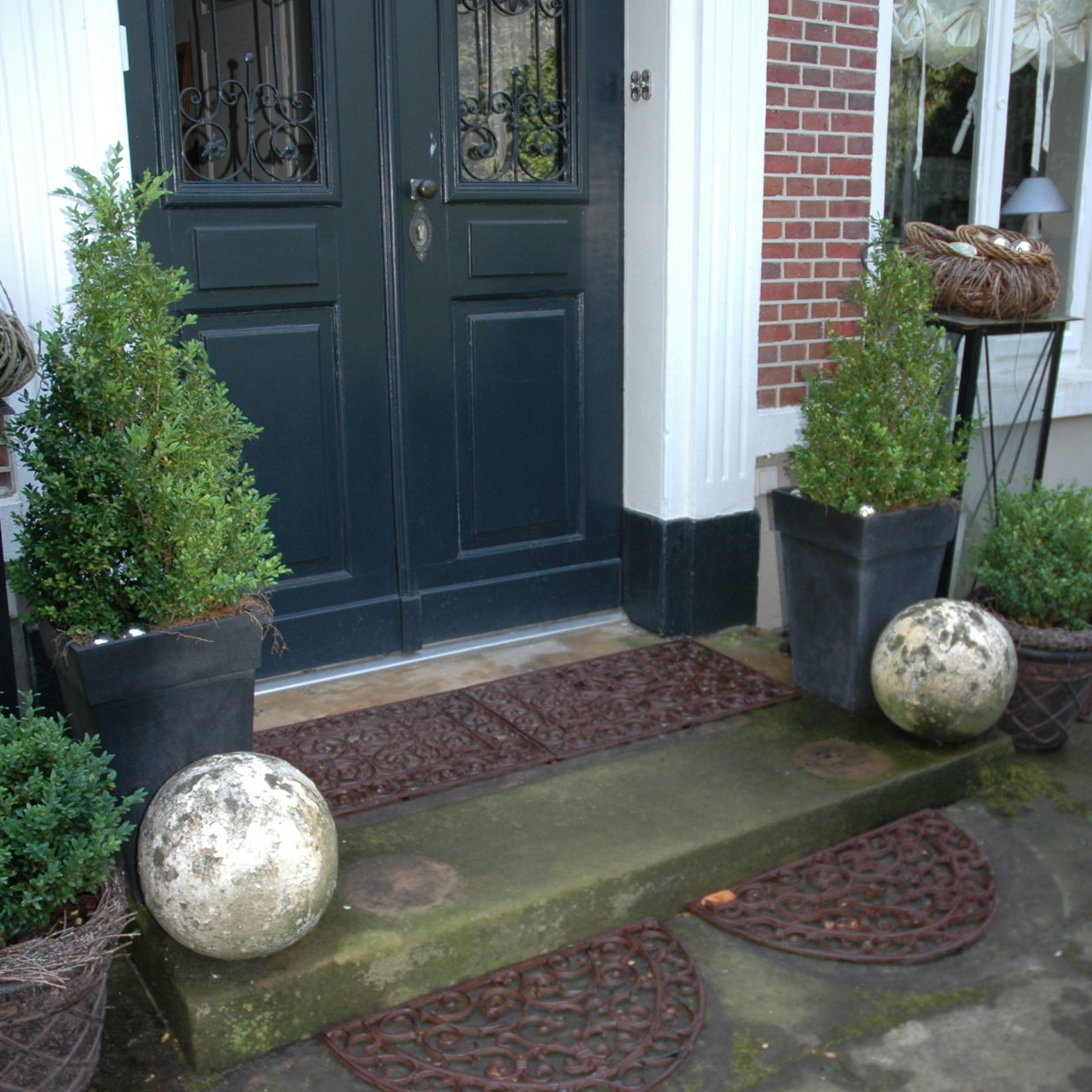 Esschert Design Halfronde Gietijzeren Deurmat