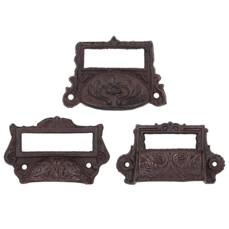 esschert design Handgrepen met labelhouder