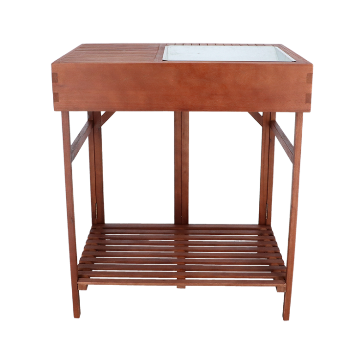 esschert design Hardhouten oppottafel