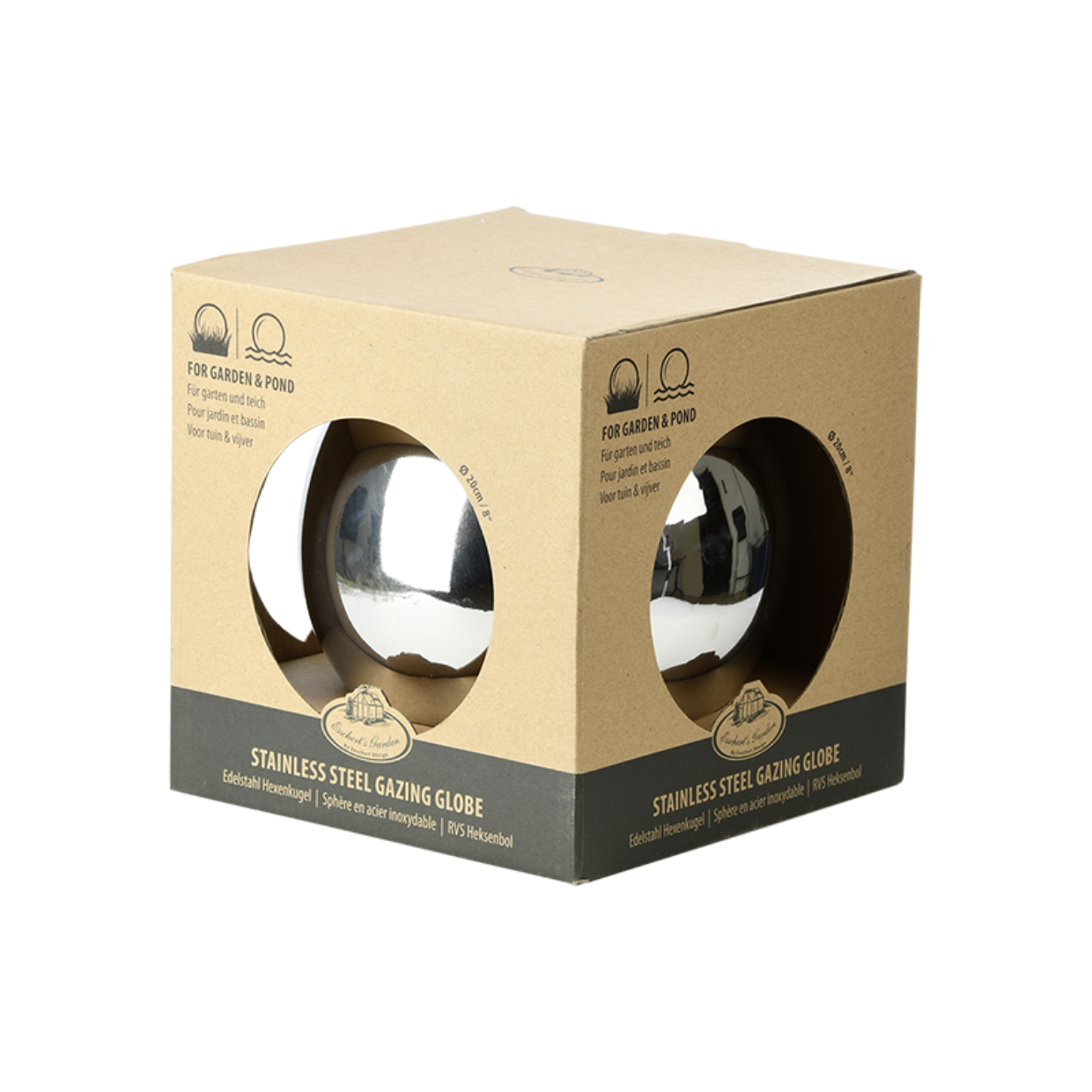 Esschert Design Heksenbol RVS L