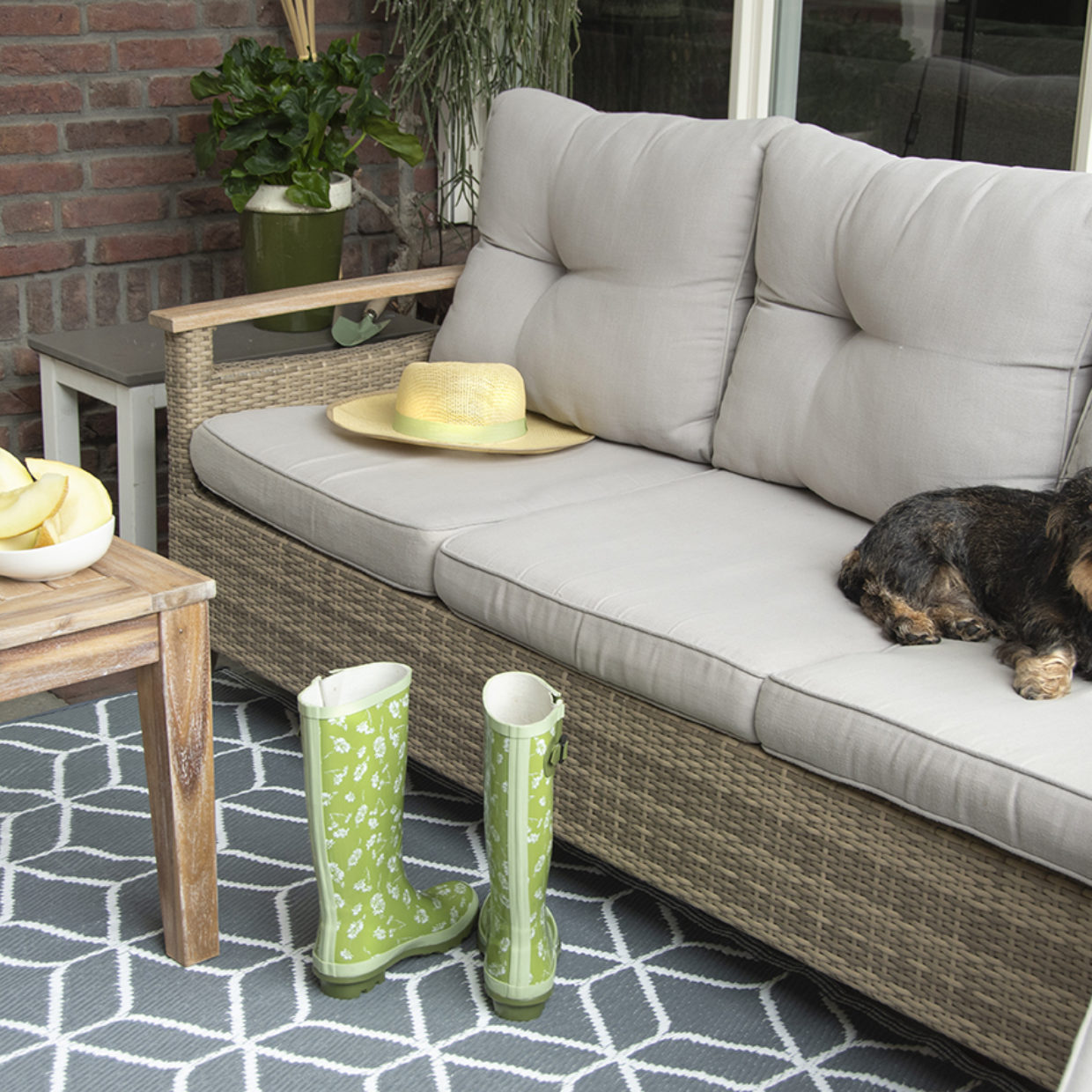 Esschert Design Herenstrohoed