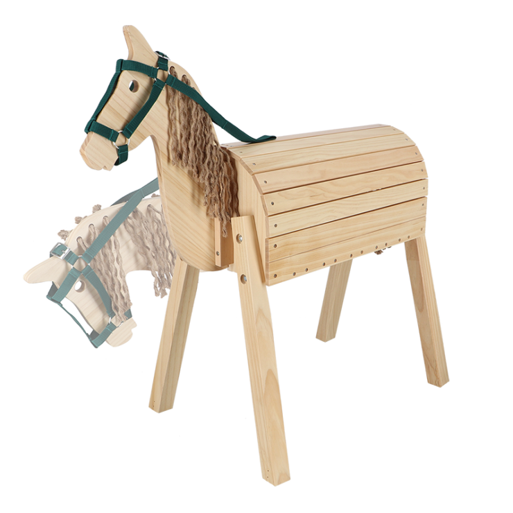 esschert design Houten tuinpaard