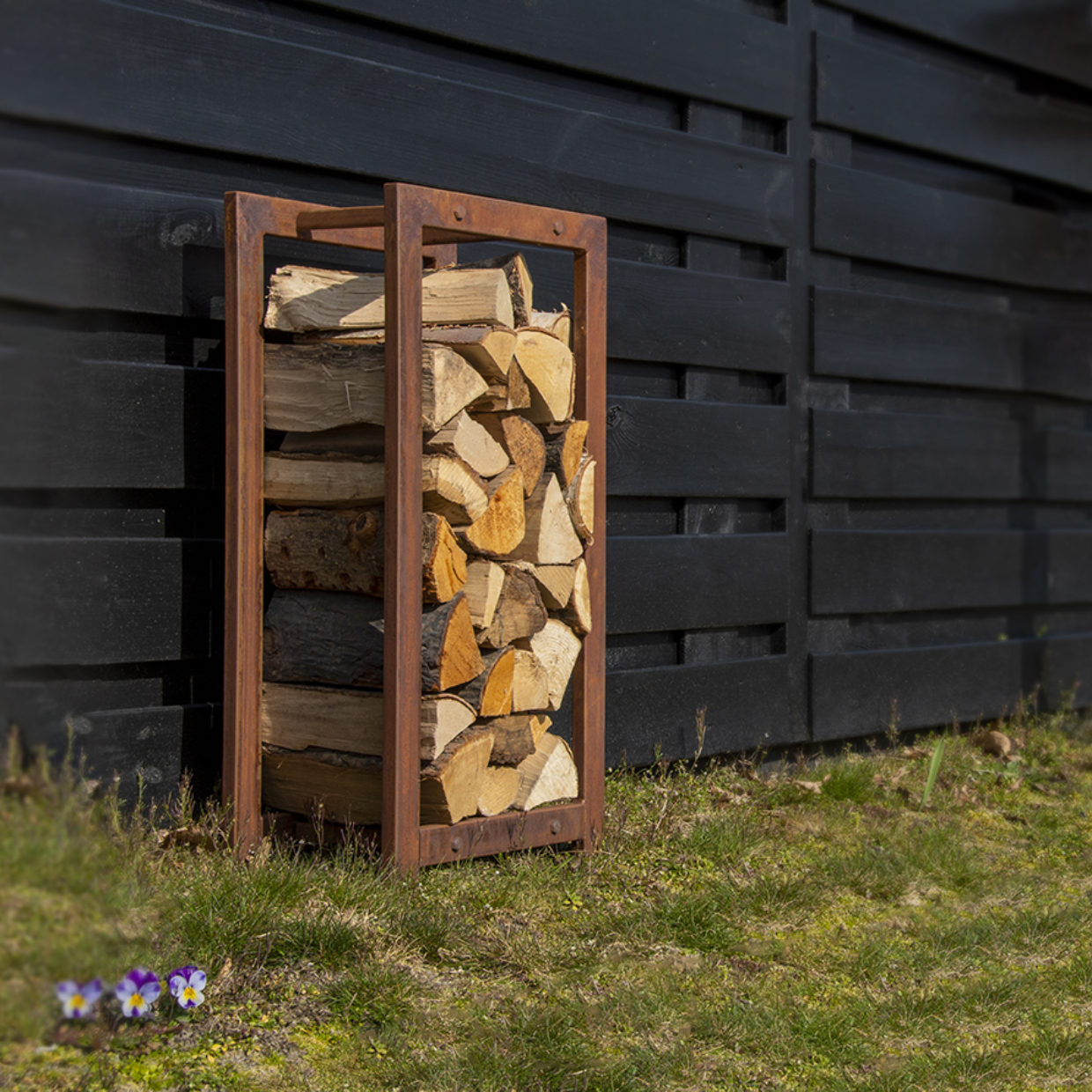 Esschert Design Houtopslag Roest M