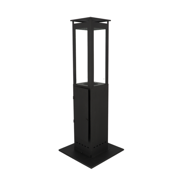 esschert design Houtpellet terrasheater zwart