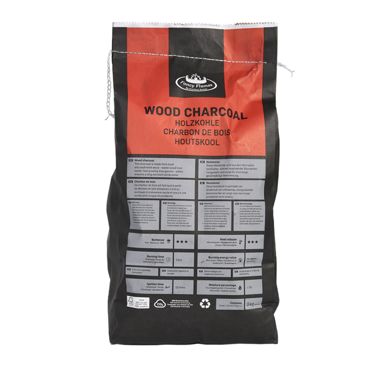 Esschert Design Houtskool 3 Kg