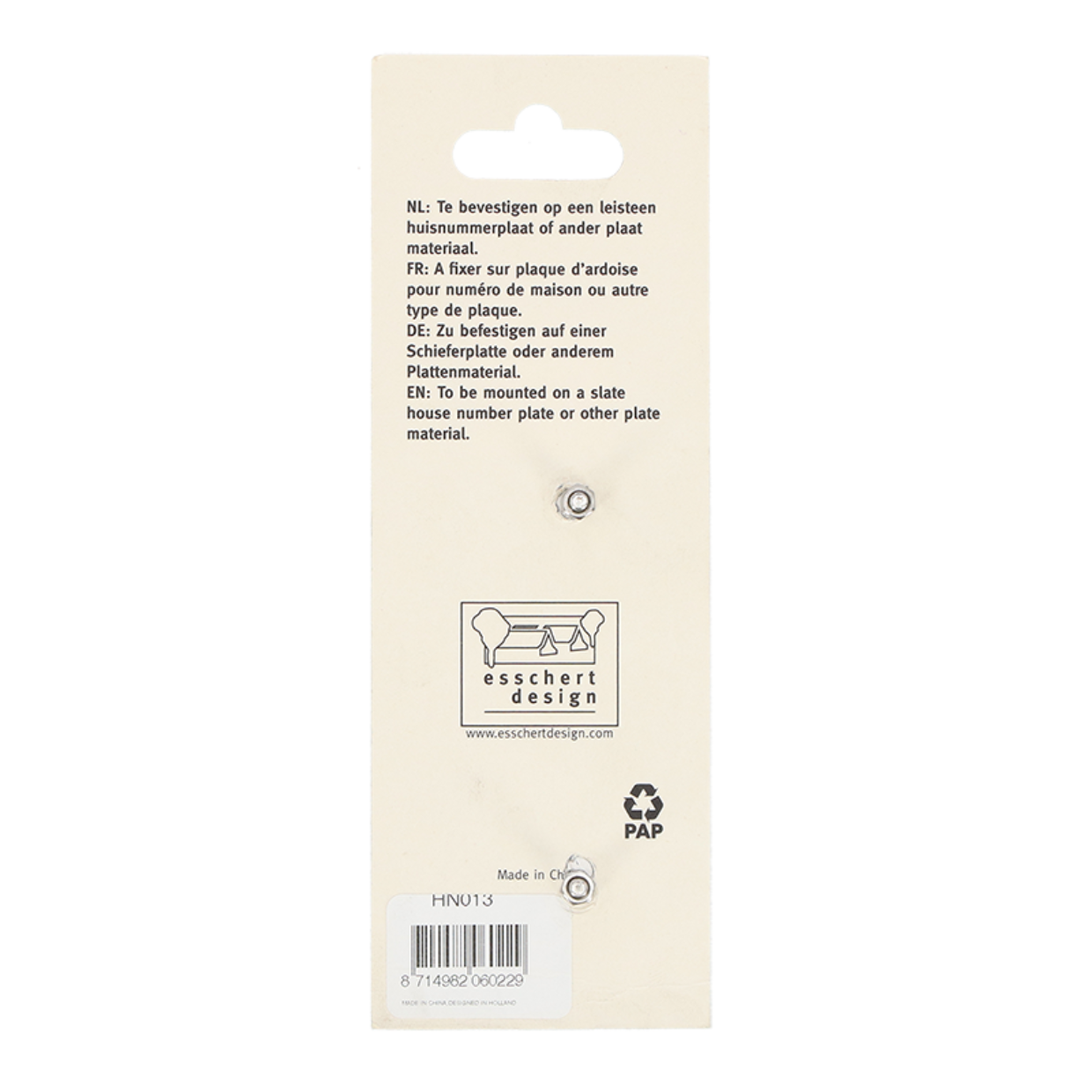 Esschert Design Huisletter C "arial"