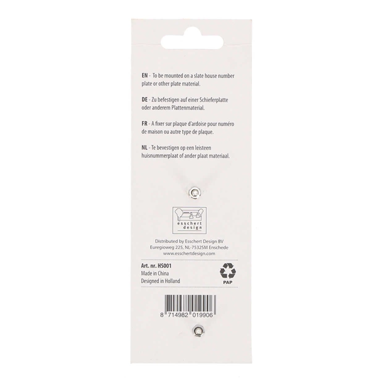 Esschert Design Huisnummer 1