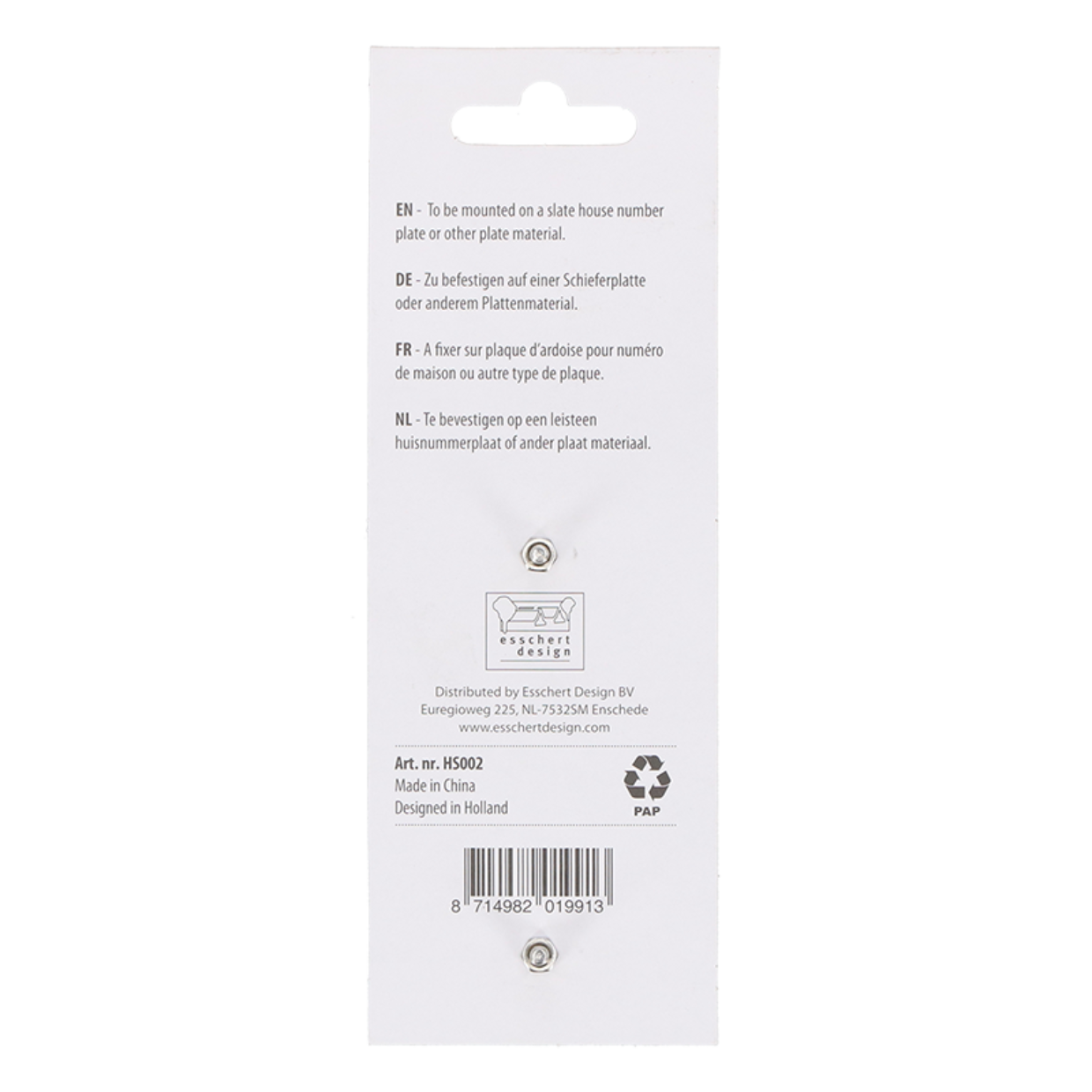 Esschert Design Huisnummer 2