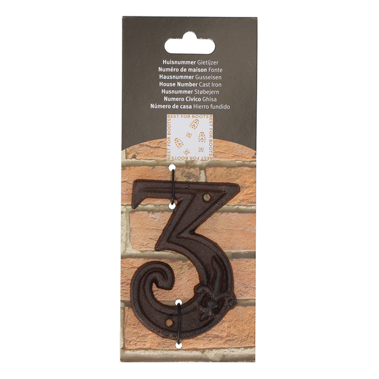 Esschert Design Huisnummer 3