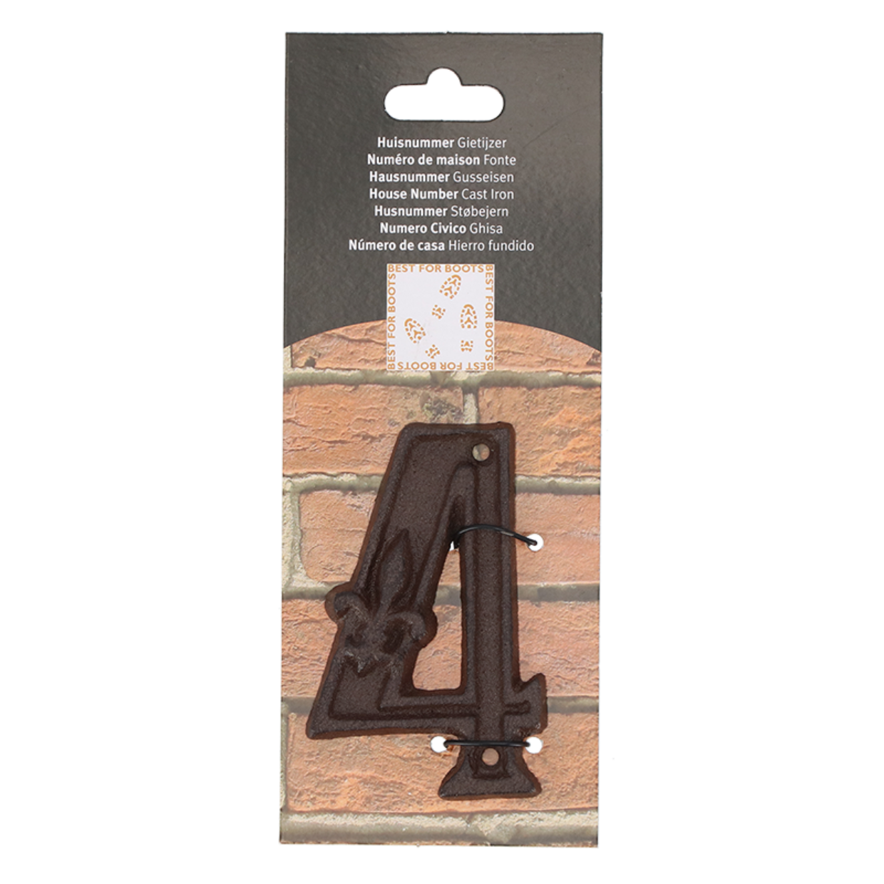 Esschert Design Huisnummer 4