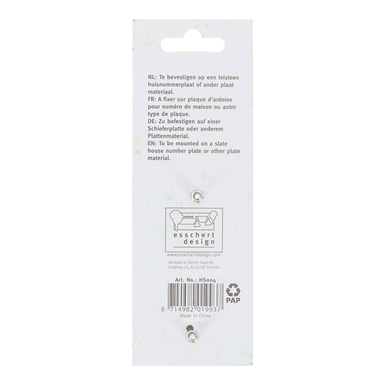 Esschert Design Huisnummer 4