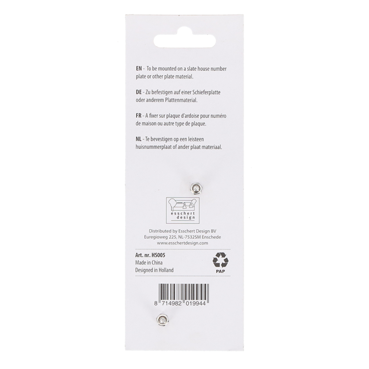 Esschert Design Huisnummer 5