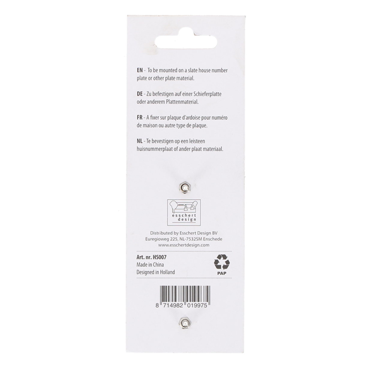Esschert Design Huisnummer 7