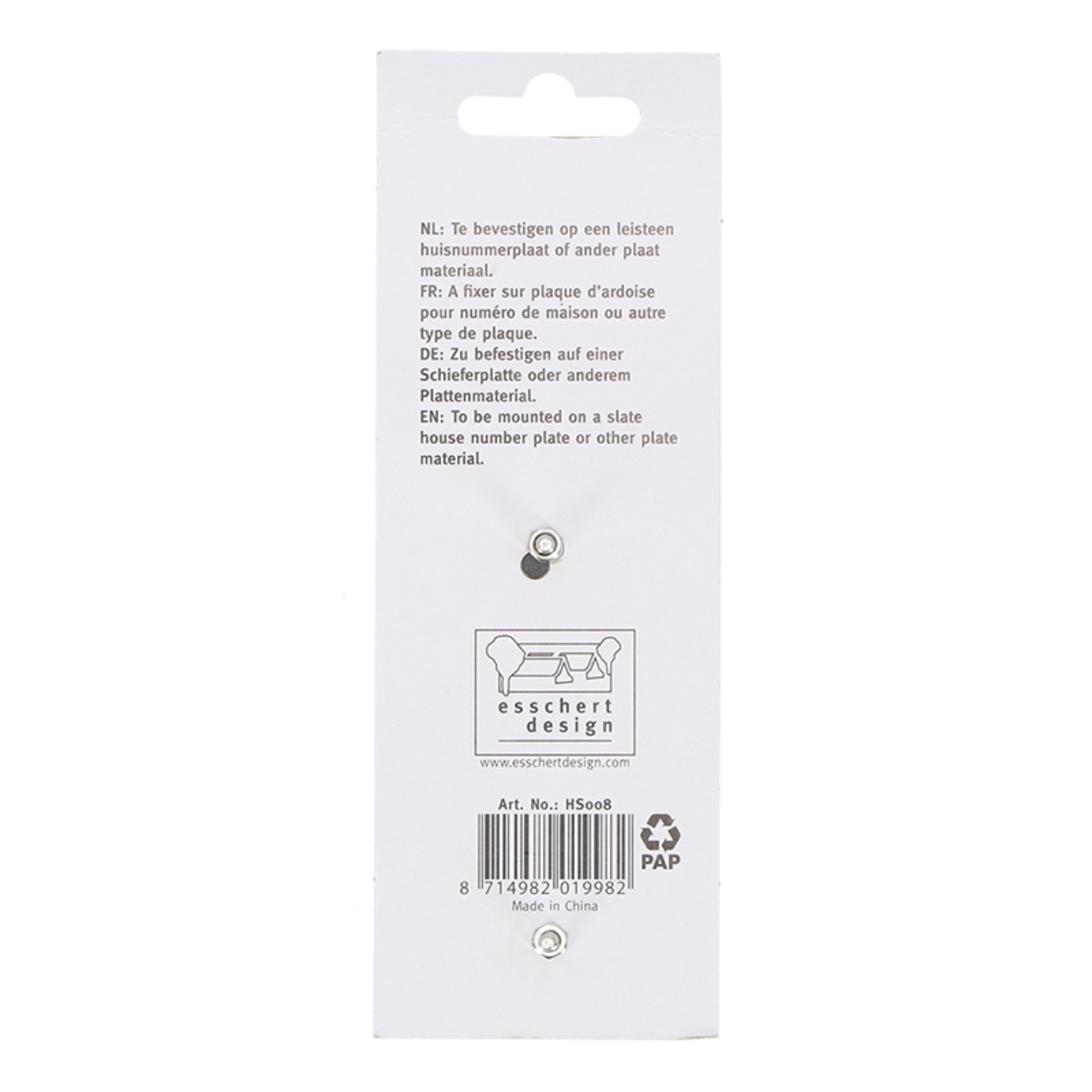 Esschert Design Huisnummer 8
