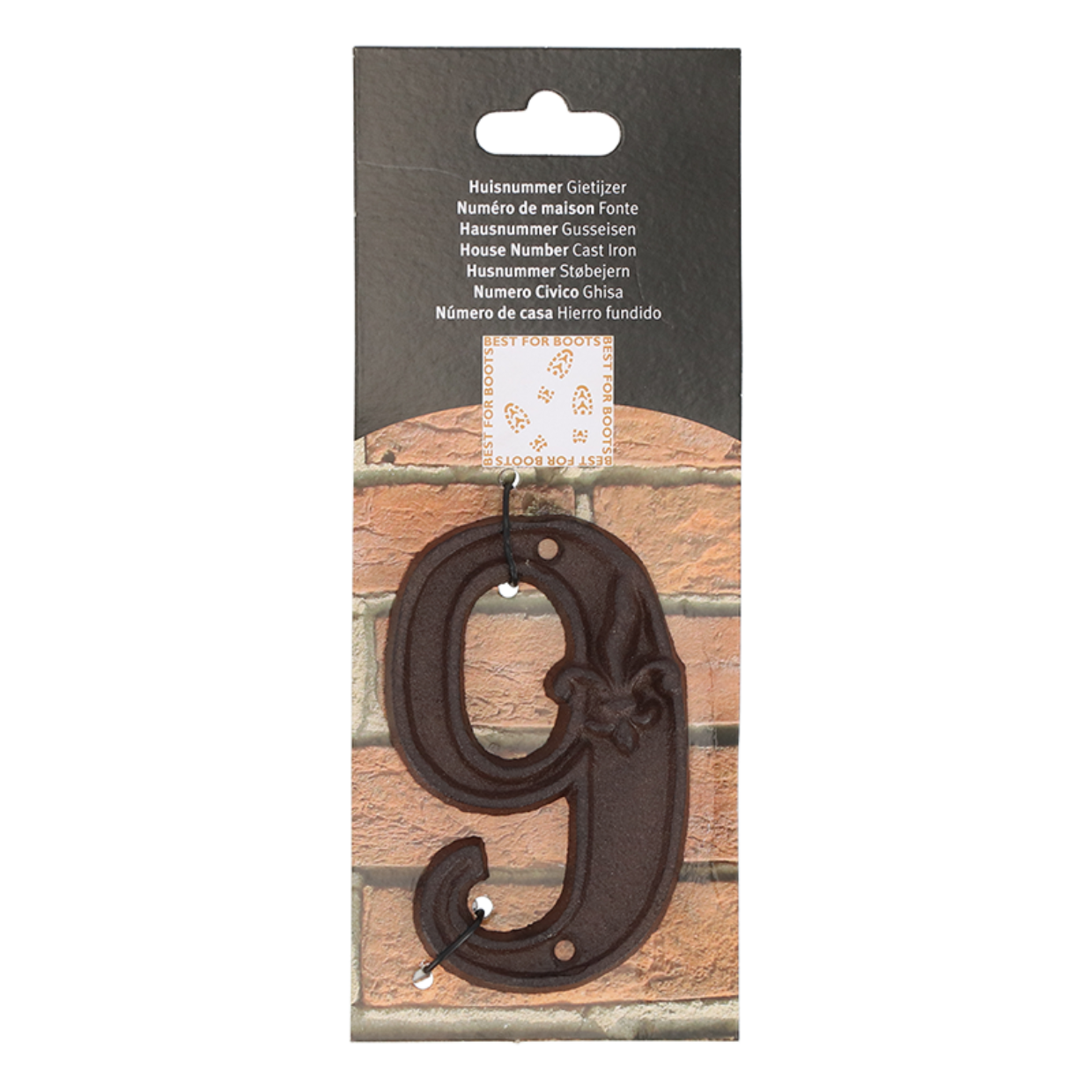 Esschert Design Huisnummer 9