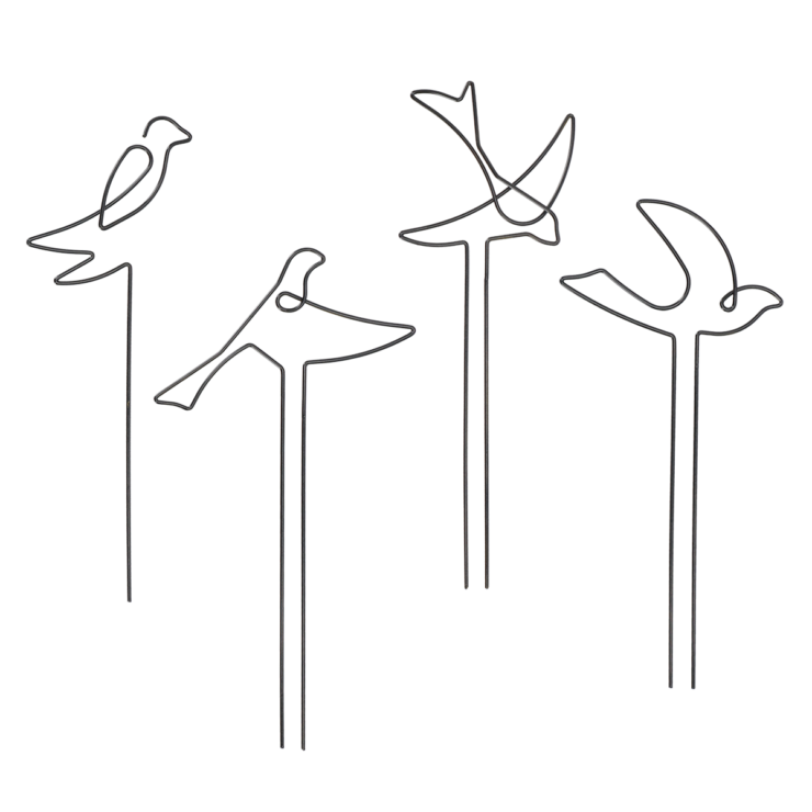 esschert design Indoor plantensteun vogel