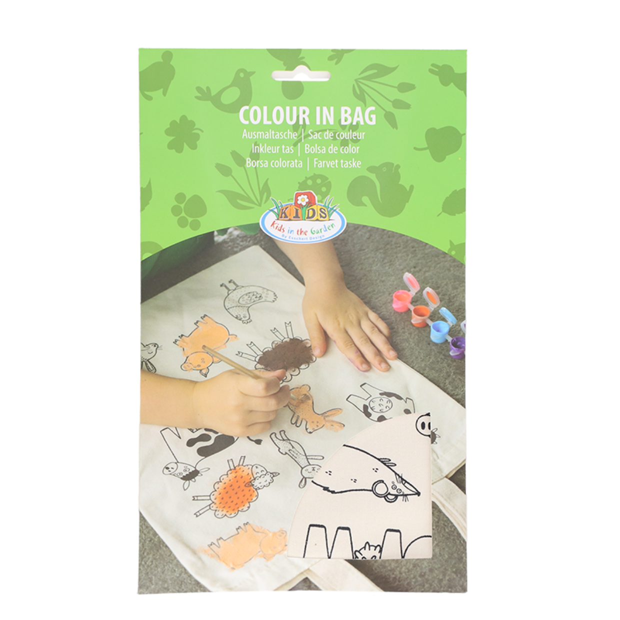 Esschert Design Inkleurtas "boerderijdieren"