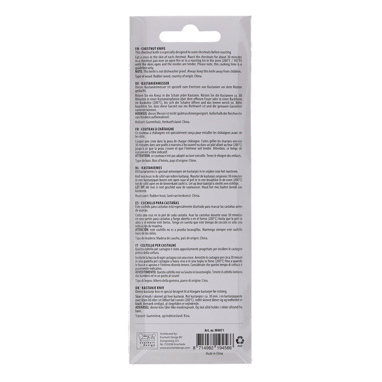 Esschert Design Kastanjemes