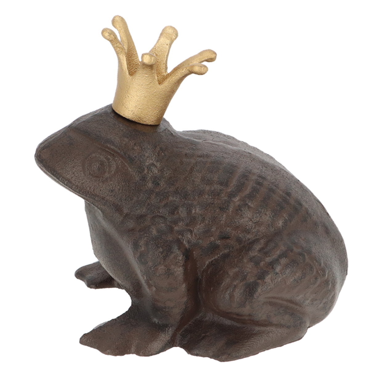 Esschert Design Kikkerkoning Met Kroon L