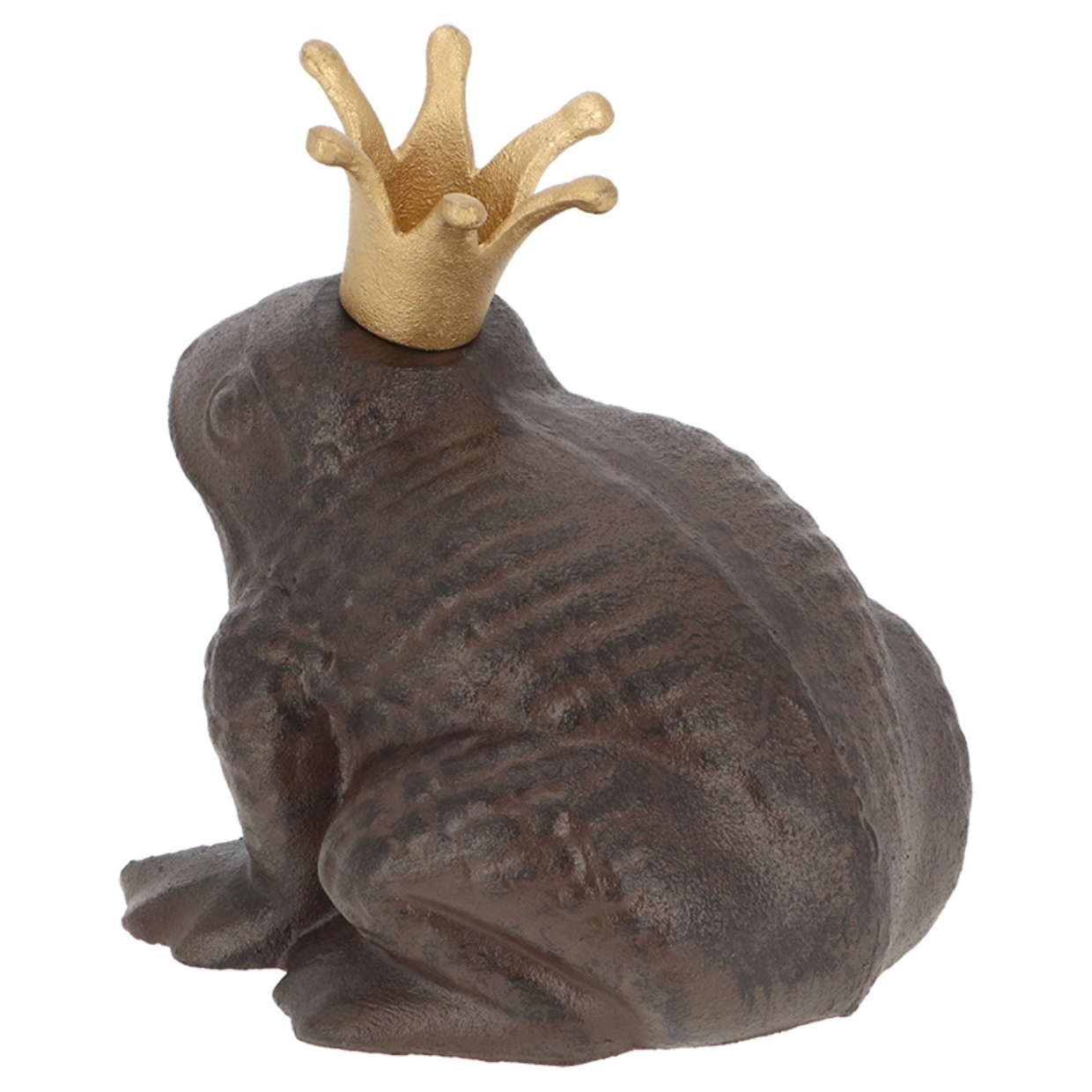 Esschert Design Kikkerkoning Met Kroon L