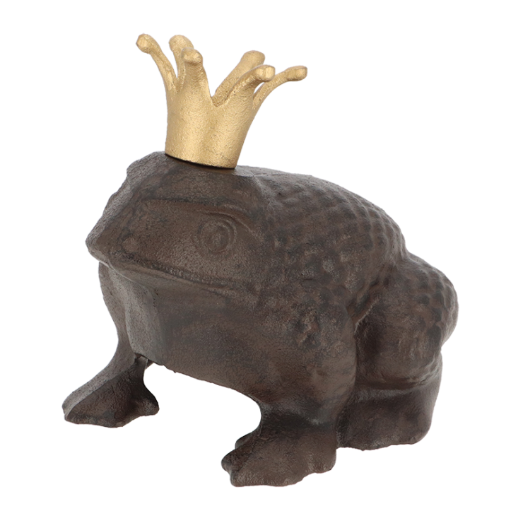 esschert design Kikkerkoning met kroon L