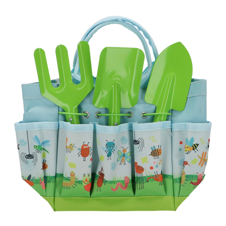 esschert design Kinder tuingereedschaptas insecten