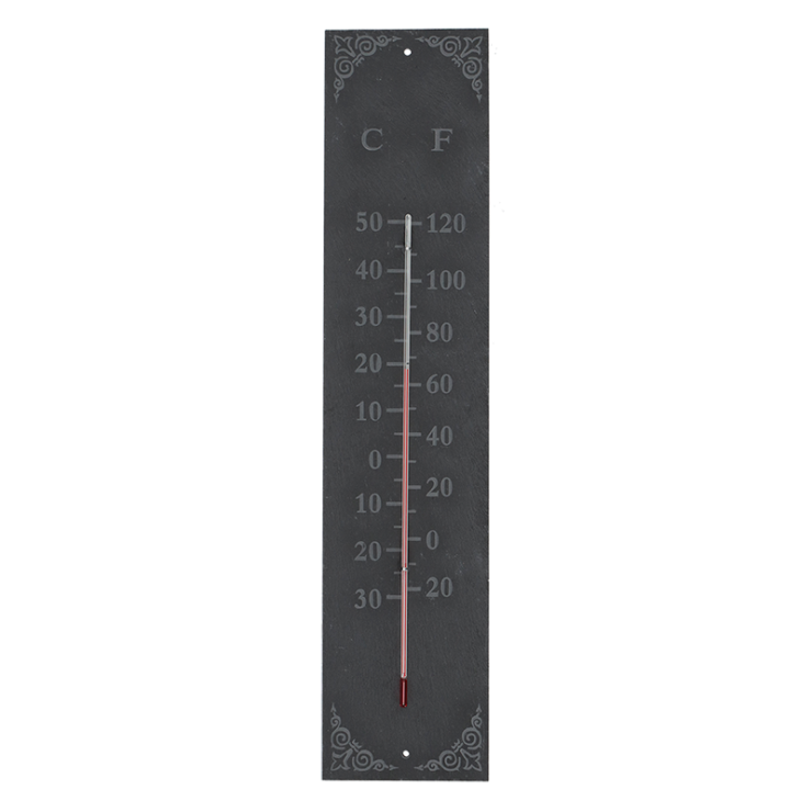 esschert design Klassieke leistenen thermometer