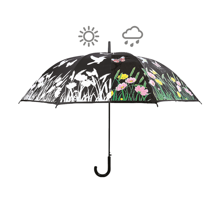 esschert design Kleur veranderende paraplu vogel
