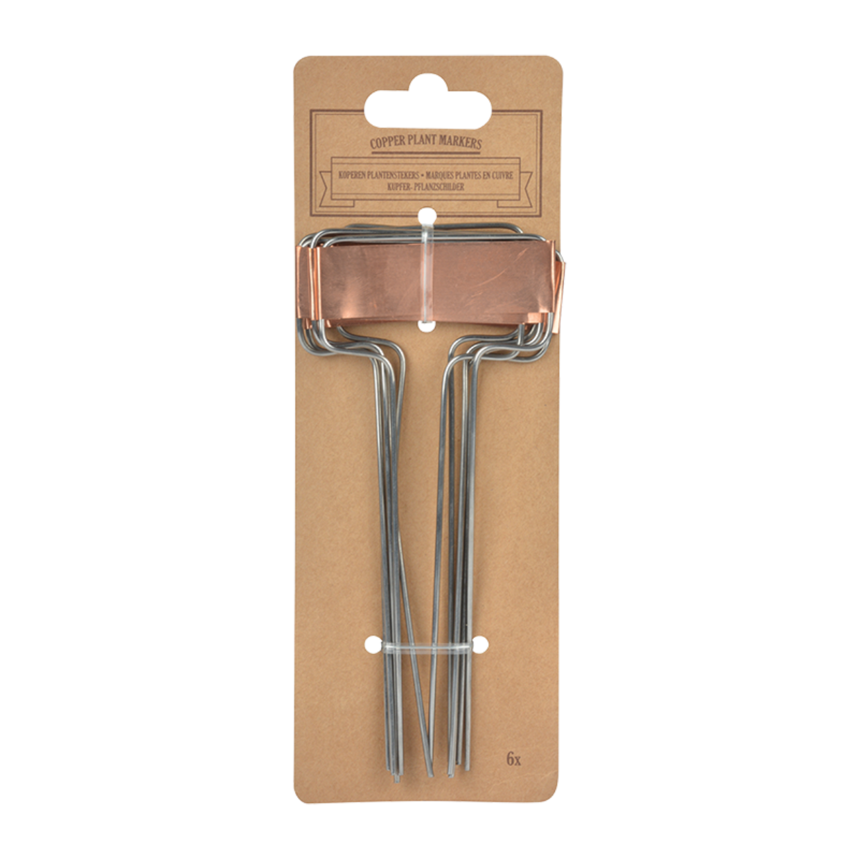 Esschert Design Koper Plantlabels Set Van 6