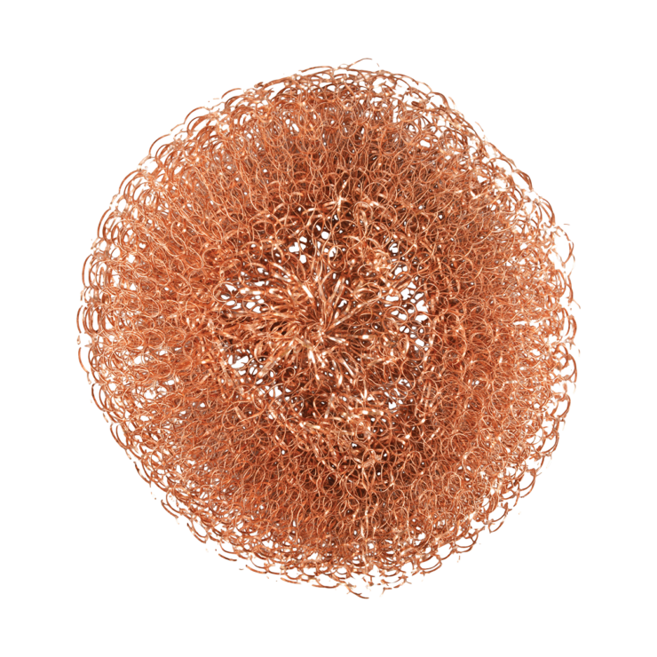 Esschert Design Koper Schuurwol Set Van 2