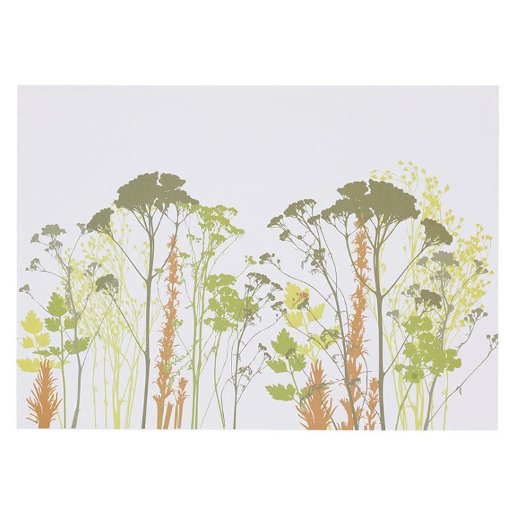 esschert design Kruiden papieren placemats set / 40