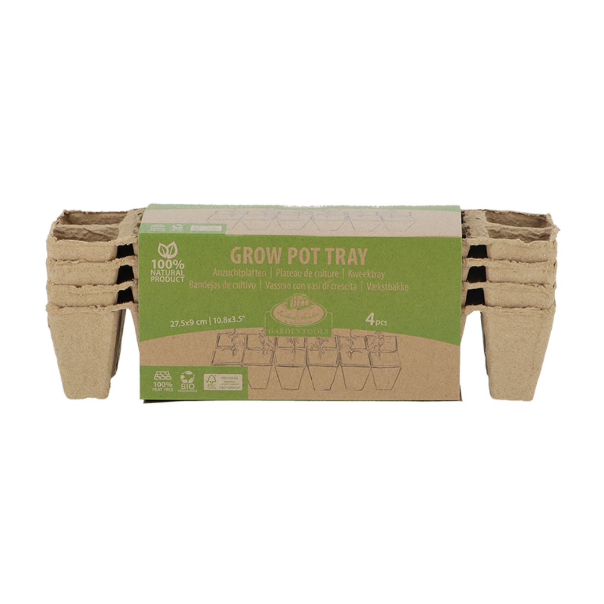 Esschert Design Kweektray Set Van 4 L