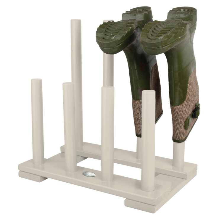 esschert design Laarzenrek wit