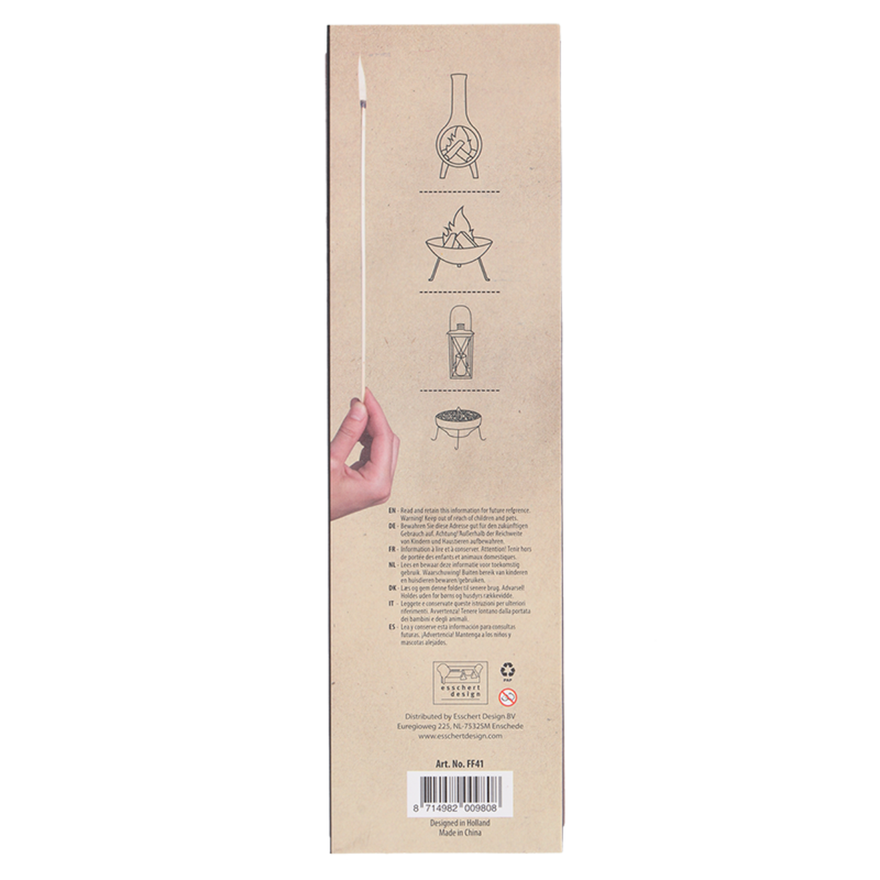 Esschert Design Lange Lucifers In Display