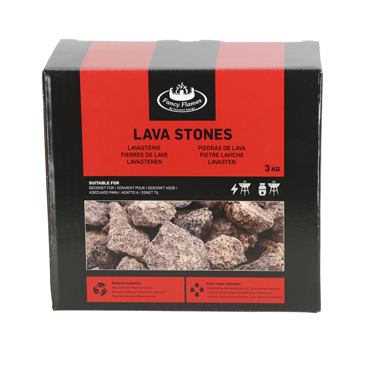Esschert Design Lava Stenen 3kg