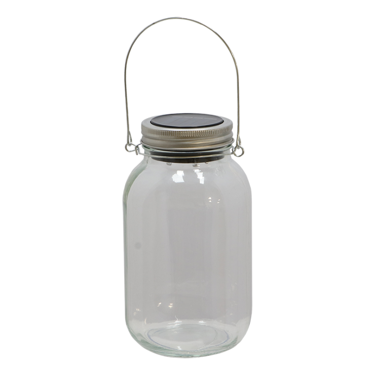 esschert design LED lamp met zonnepaneel in pot