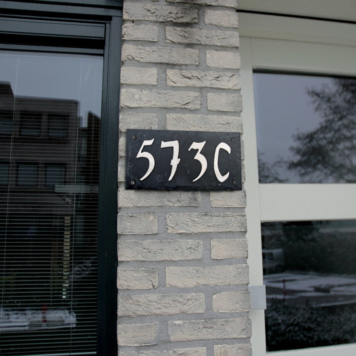 Esschert Design Leisteenplaat 4 Huisnummers