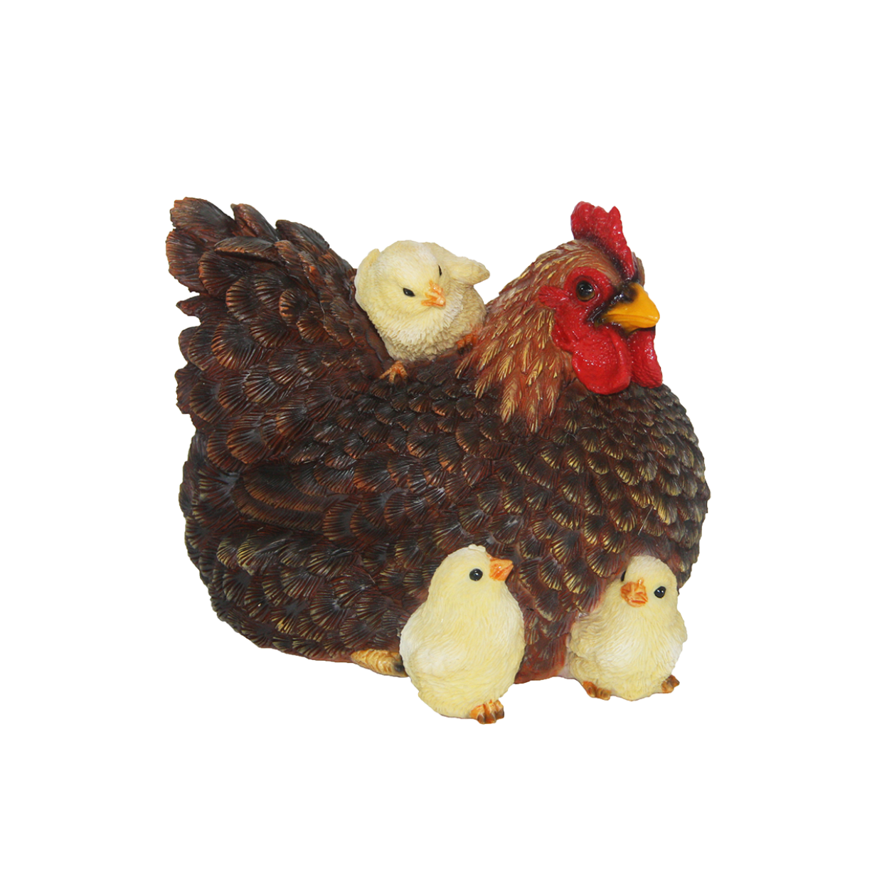 Esschert Design Liggende Kip Met Kuikens