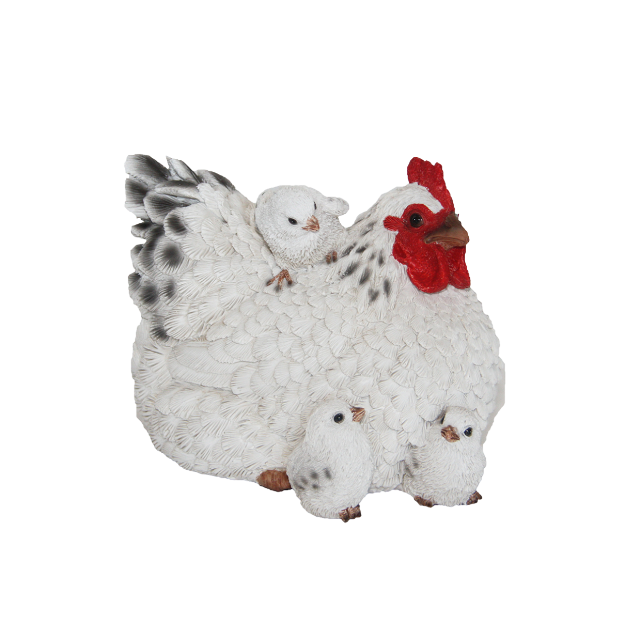 Esschert Design Liggende Kip Met Kuikens