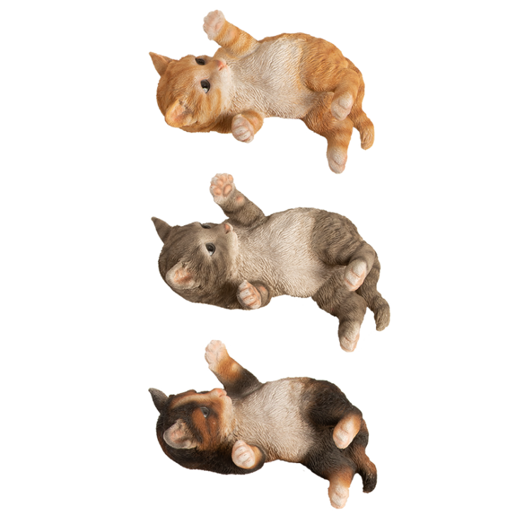 esschert design Liggende spelende kat