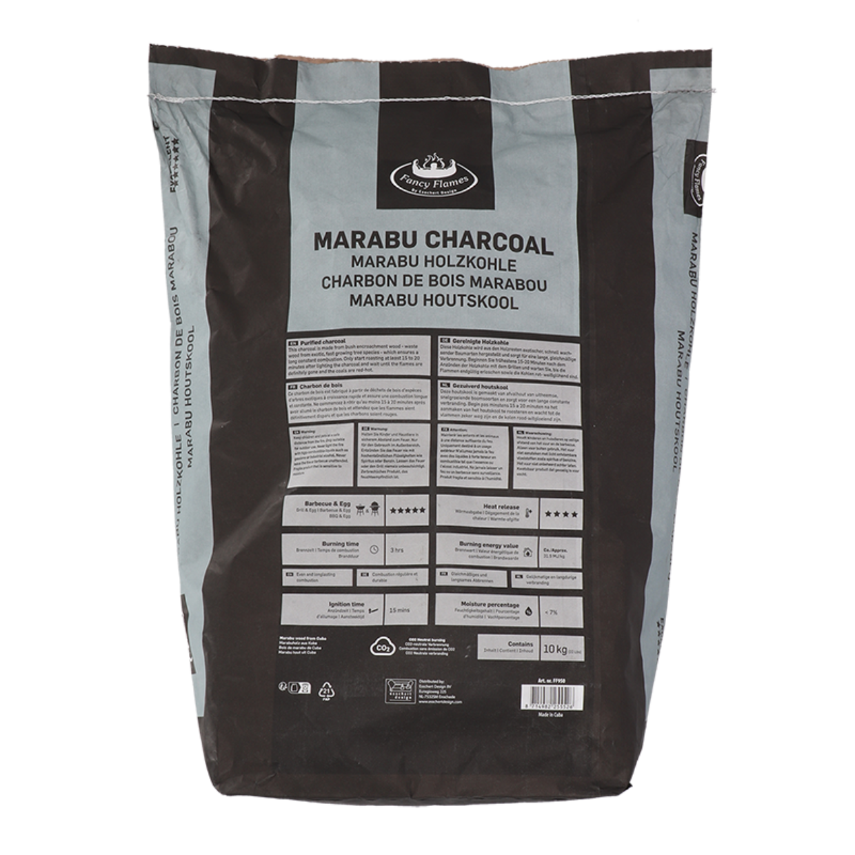 Esschert Design Marabu Houtskool 10kg